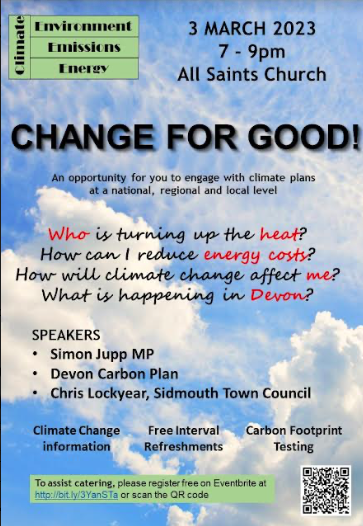 Change for good poster