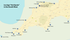 Ice Age hotspot map
